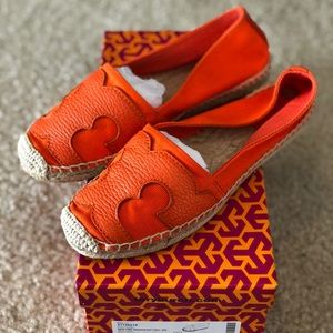 Tory Burch Fire Orange Billie Espadrille